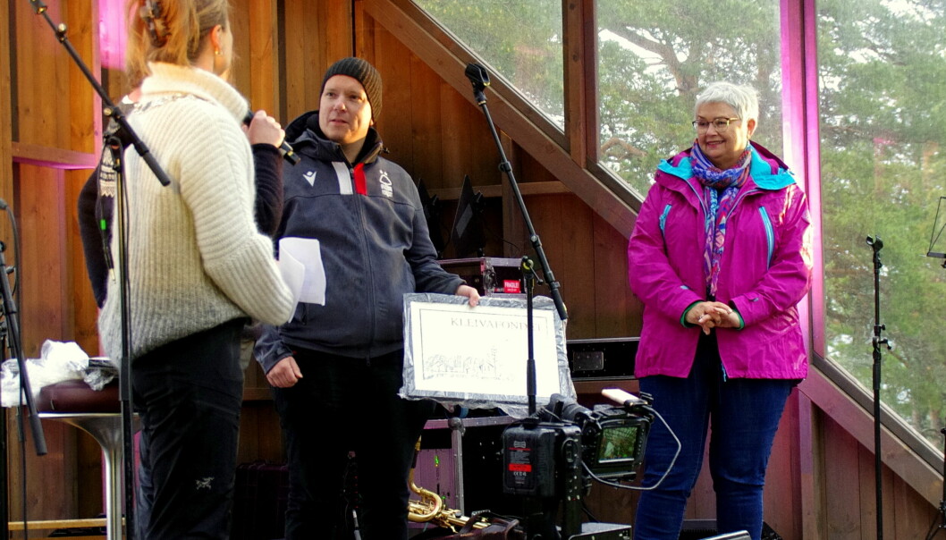 Margrethe Svinvik, Lilli Husby (bak), Rune Dalager og Elsa Kvande.