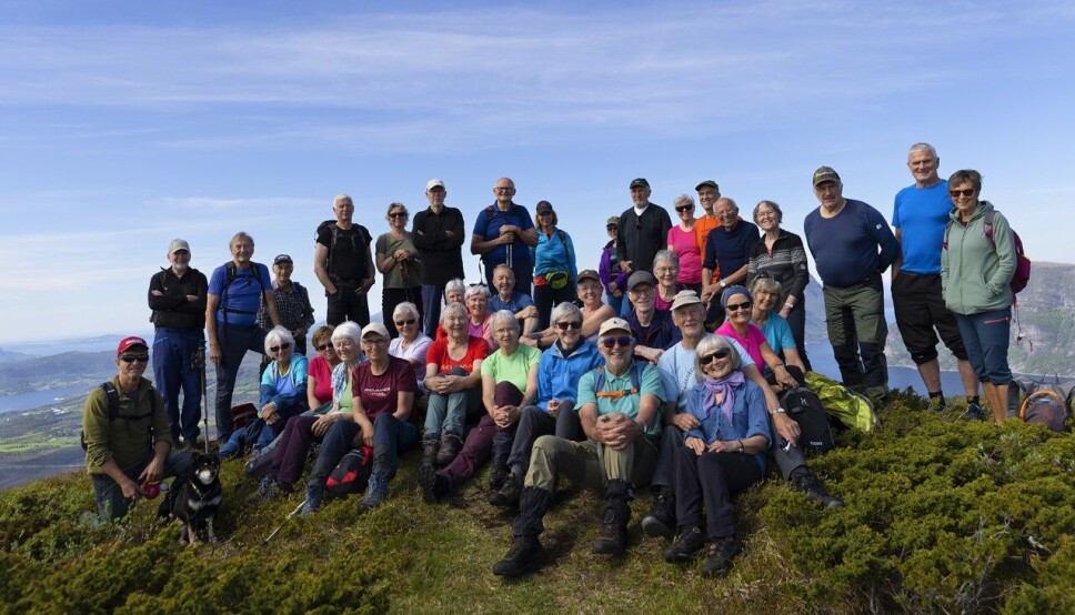 Fjellgruppa på Hennafjellet i forrige sesong.