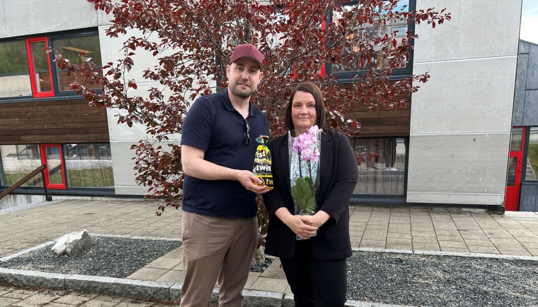 Mari Vattøy fikk blomster fordi det er Mari Vattøy fikk blomster fordi det er