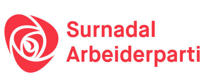 Vil dere beholde Nordmøre i Møre og Romsdal? Surnadal Arbeiderparti sin logo.
