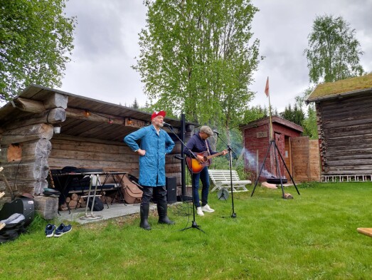 Storbonden Ola og Lars Landsem. Storbonden Ola og Lars Landsem.