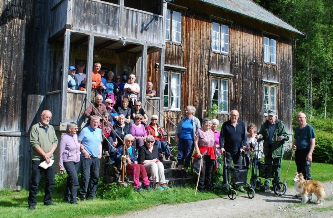 Hele gjengen klare for start. Hele gjengen klare for start.