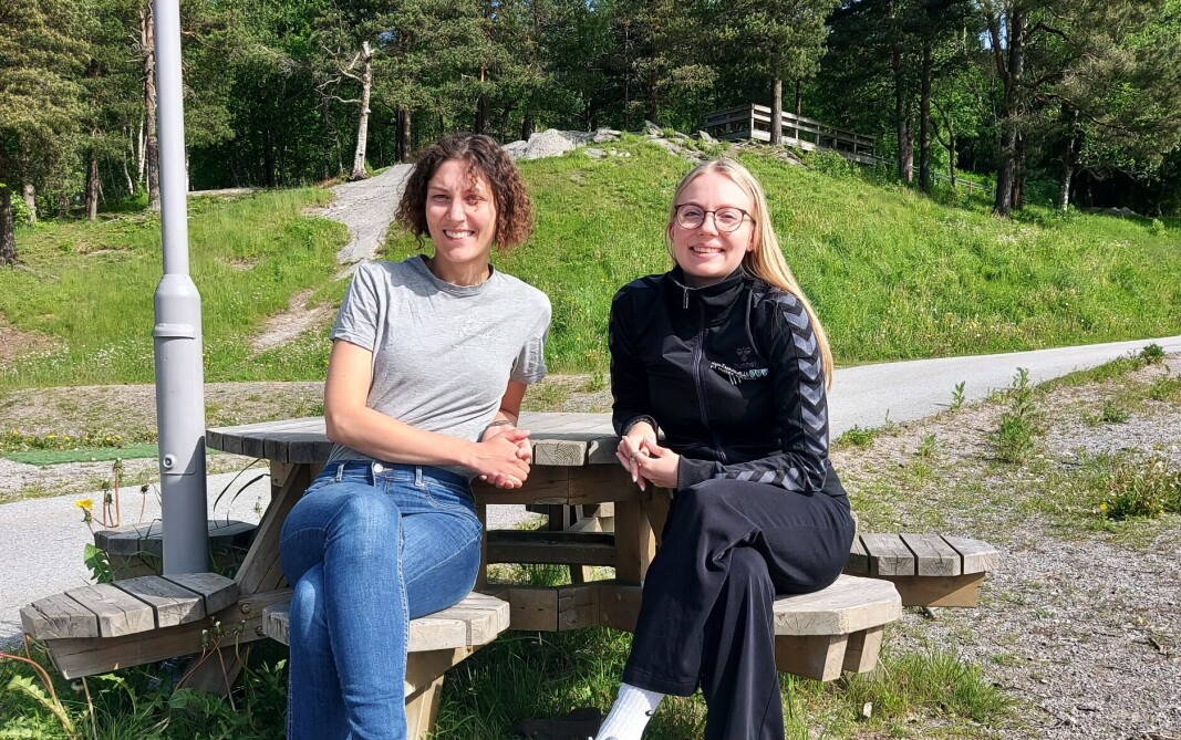 Oda Frigg Endregaard og Frida Bergheim. Oda Frigg Endregaard og Frida Bergheim.