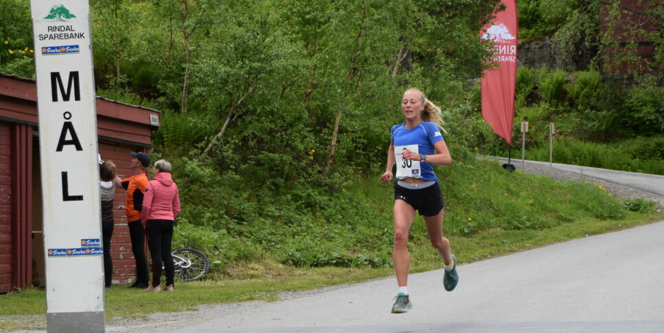 Marte Lien Johnsen (Byåsen IL) var raskeste kvinne, og vinner i klassen Kvinner 21 - 39 år.