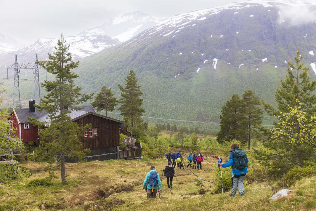 Ein pause på Skaråsen. Ein pause på Skaråsen.