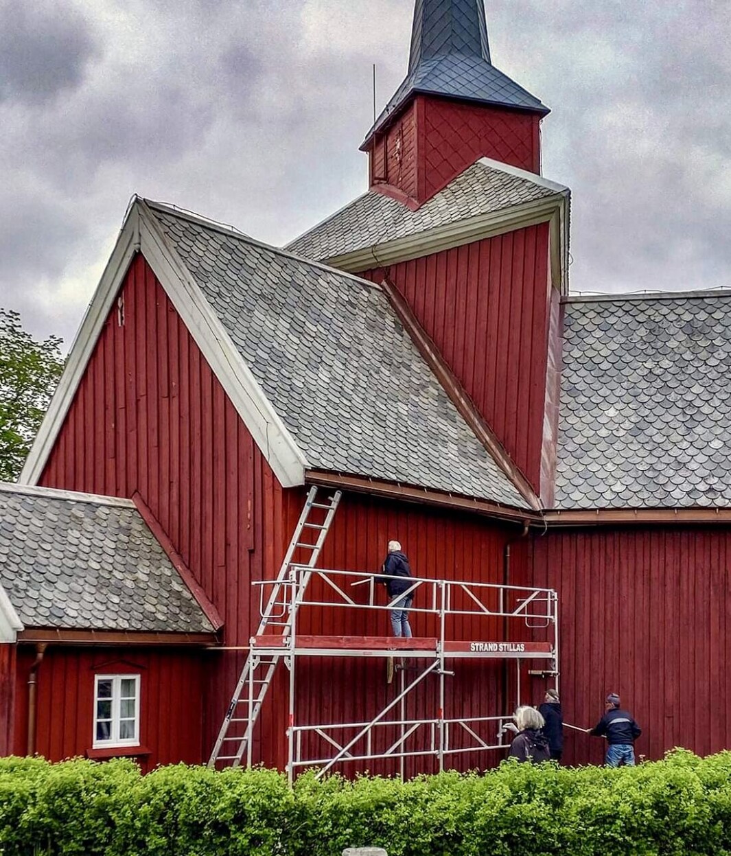 Måling av Mo kyrkje Måling av Mo kyrkje