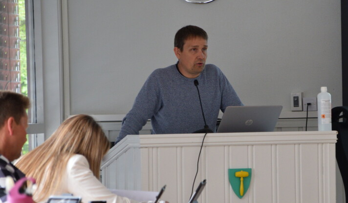 Økonomisjef Henning Andersen. Økonomisjef Henning Andersen.