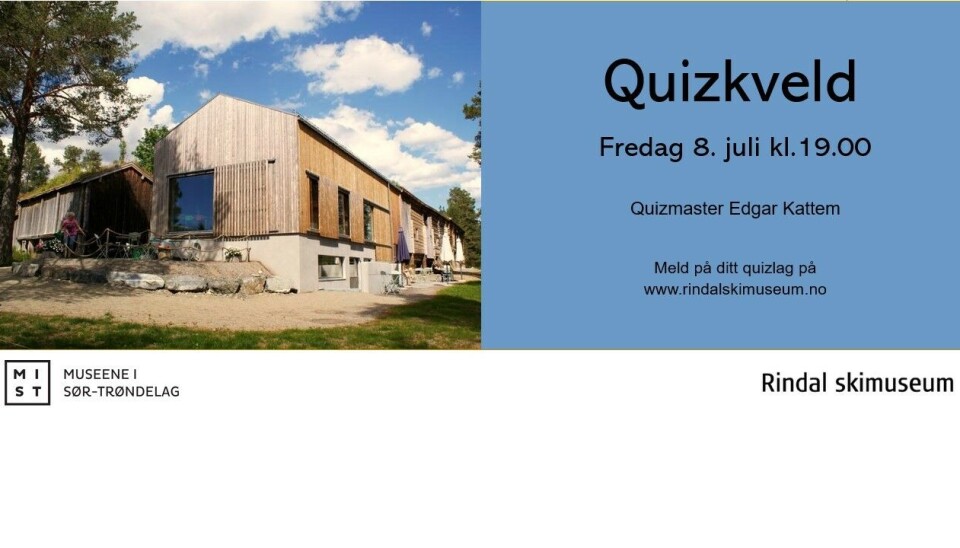 Quizkveld på Rindal Skimuseum