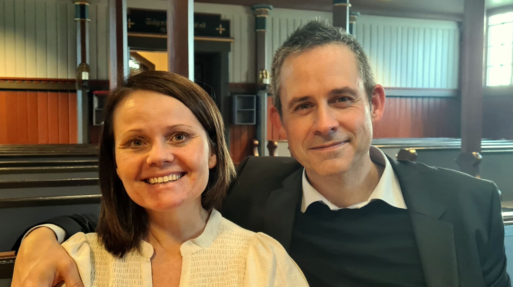 Bursdagsbarnet Anne Østeggen og Bjørn Vevang Bursdagsbarnet Anne Østeggen og Bjørn Vevang