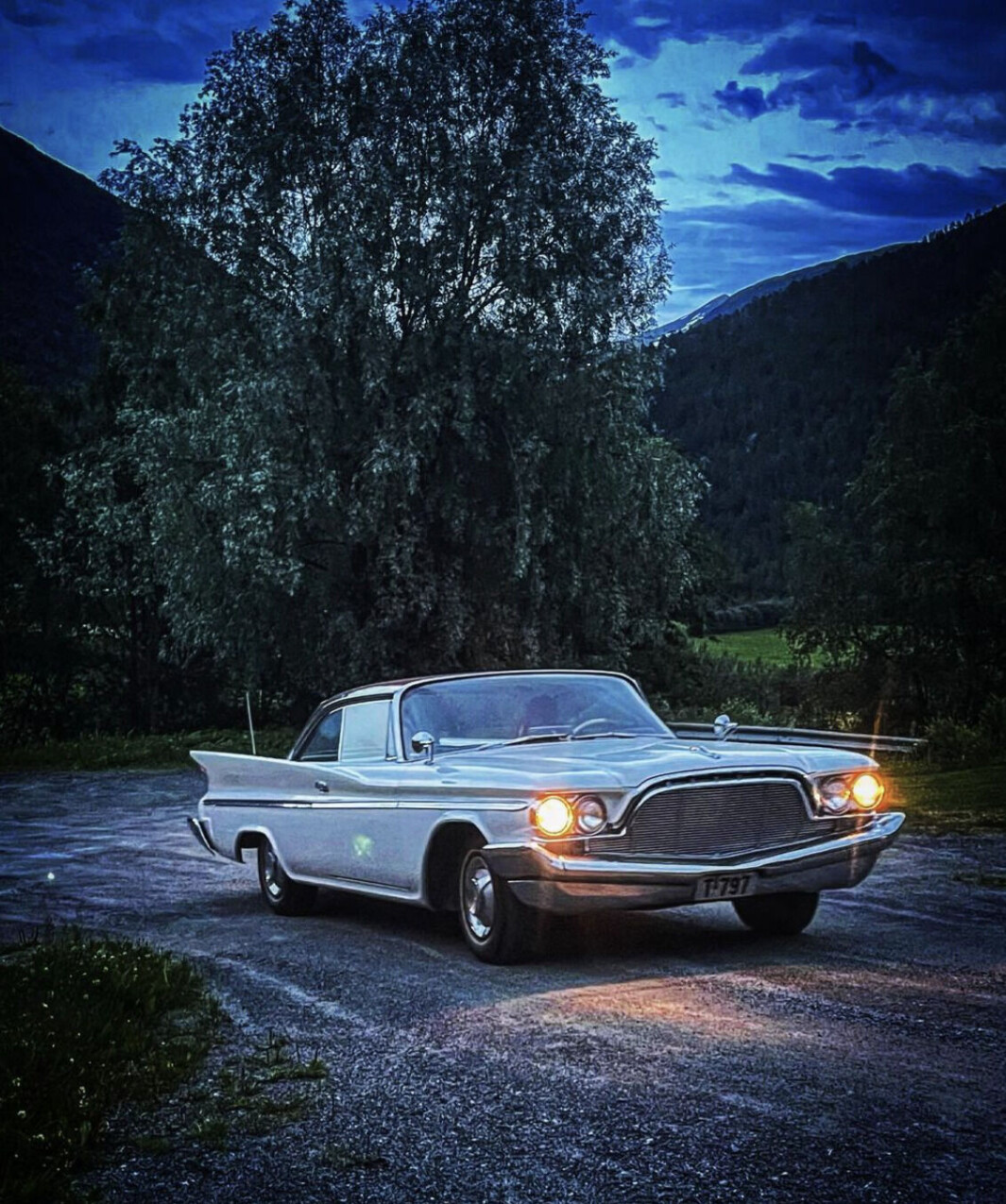 Luftetur med DeSoto’n i kveldinga😎🇺🇸 Luftetur med DeSoto’n i kveldinga😎🇺🇸