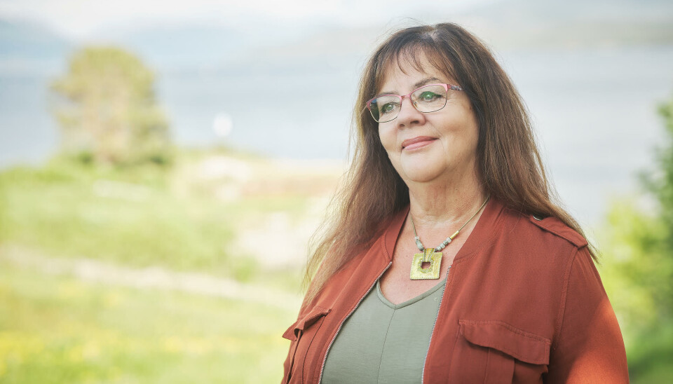 CD-aktuelle Turid Røen Kroknes syng folketonar og spirituals i Åsskard onsdag.