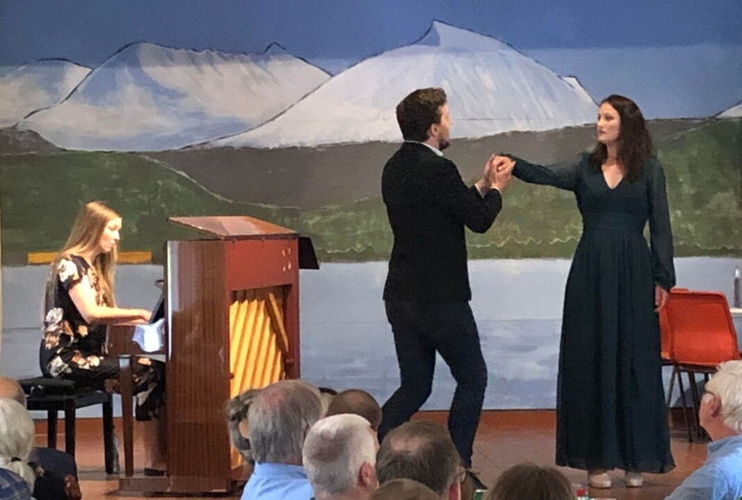 Pianist Hedda Hansen Berg, bass Erik Rosenius og mezzosopran Rebecca Fällsby. Pianist Hedda Hansen Berg, bass Erik Rosenius og mezzosopran Rebecca Fällsby.