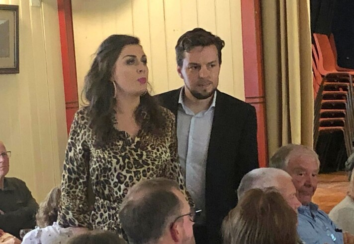 Sigrid Vetleseter Bøe og Erik Rosenius i godt samspel. Sigrid Vetleseter Bøe og Erik Rosenius i godt samspel.