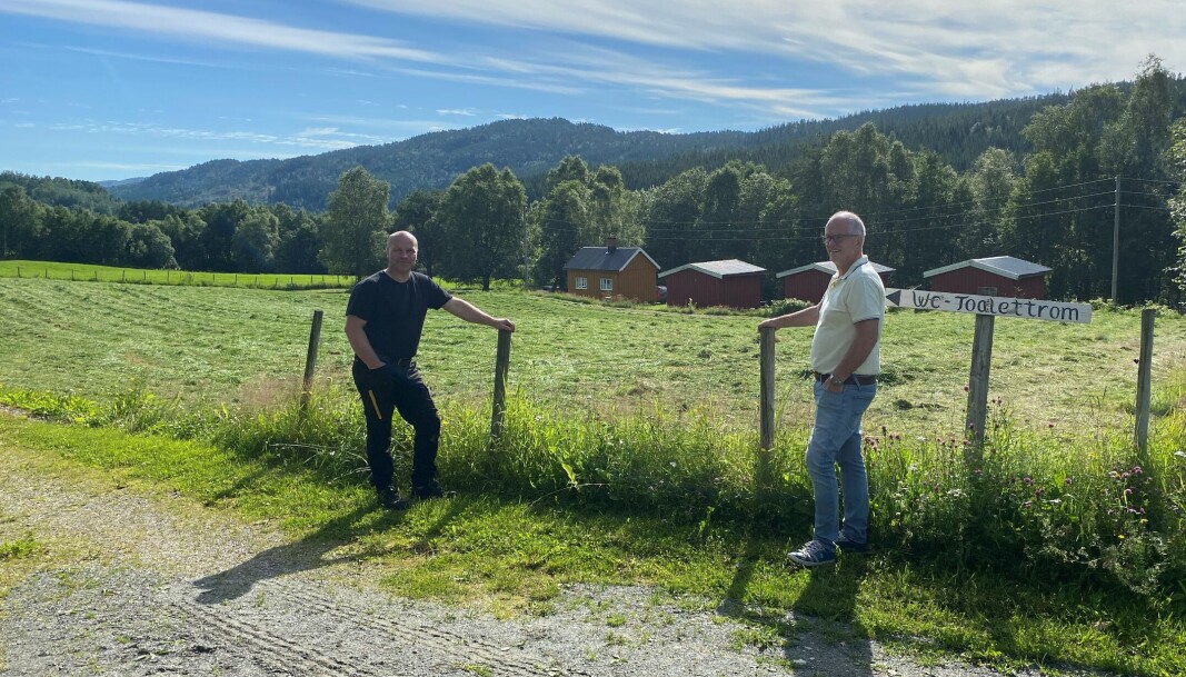 "Festivalområdet" på Trøknaholt camping. "Festivalområdet" på Trøknaholt camping.