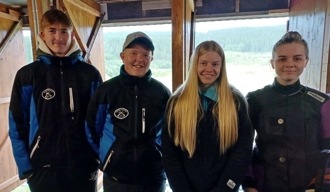 Christian Moen Hårstad, Marius Mikkelsen, Jorun Snekvik og Karen Snekvik kom på 18. plass i lagskyting. Christian Moen Hårstad, Marius Mikkelsen, Jorun Snekvik og Karen Snekvik kom på 18. plass i lagskyting.