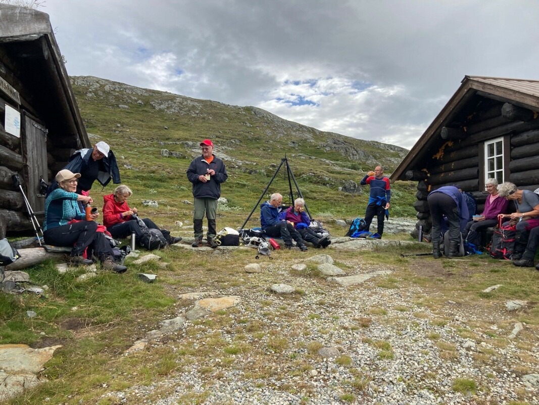 Første matpause ved sælehuset. Første matpause ved sælehuset.