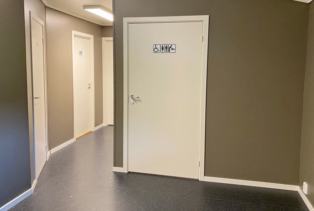 Gangen har blitt ny. Gangen har blitt ny.