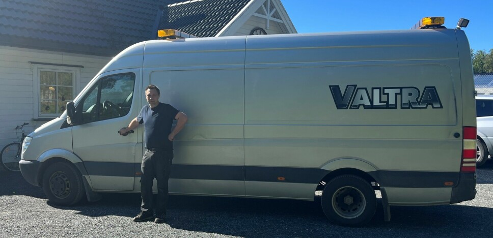 Vegard Nordlund legger ned verkstedet og begynner i ny jobb med Valtra support.