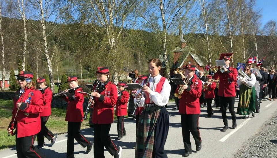 Frå ei tidlegare 17.mai feiring på Mo