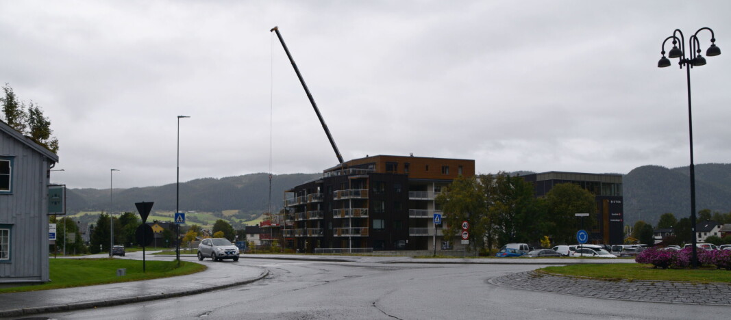 Rømmetunet sett fra rundkjøringa på Rømme. Rømmetunet sett fra rundkjøringa på Rømme.