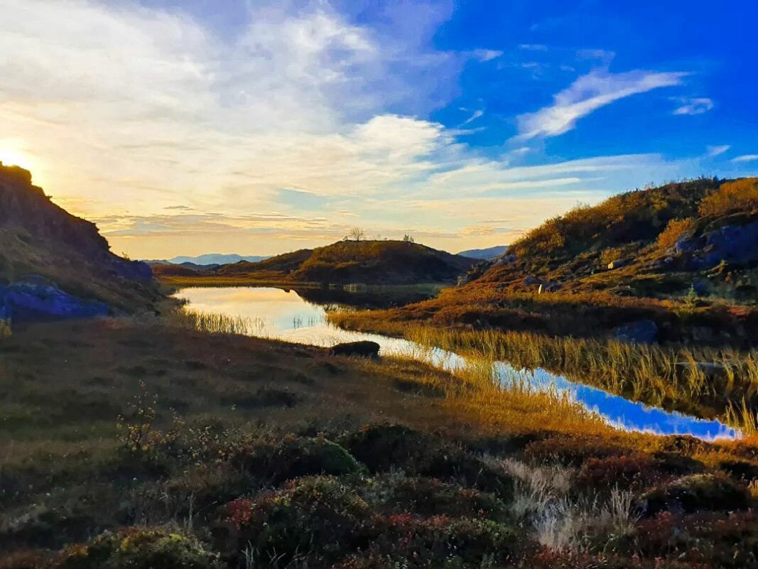 Fin kveldstur sist i september Fin kveldstur sist i september