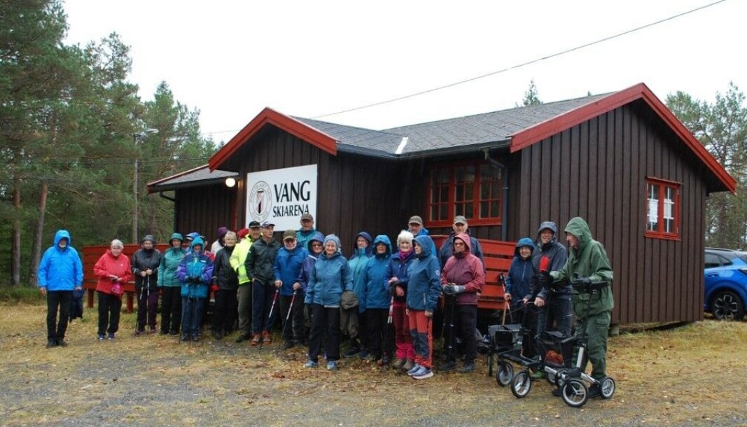 Ut på tur i regnværet. Ut på tur i regnværet.