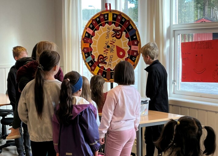 Spennende med lykkehjul. Spennende med lykkehjul.