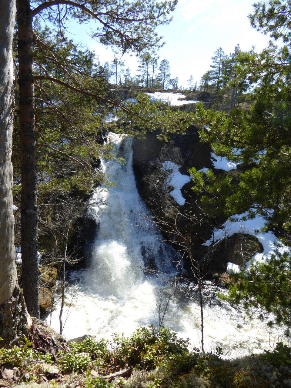 Fossen i Langvassbekken.