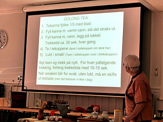 Slik serverer du Olanga-te. Slik serverer du Olanga-te.