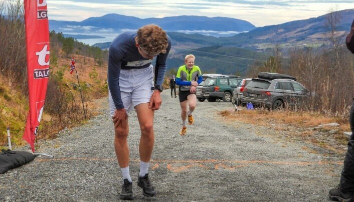 Eirik Vang og Isak Drøpping kom på 2. og 3. plass med tidene 15:54 og 15:57 Eirik Vang og Isak Drøpping kom på 2. og 3. plass med tidene 15:54 og 15:57