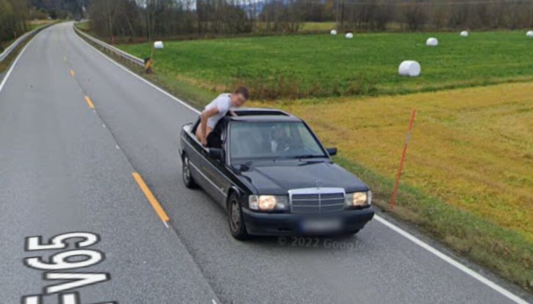 Skjermdump fra Google Maps. Skjermdump fra Google Maps.