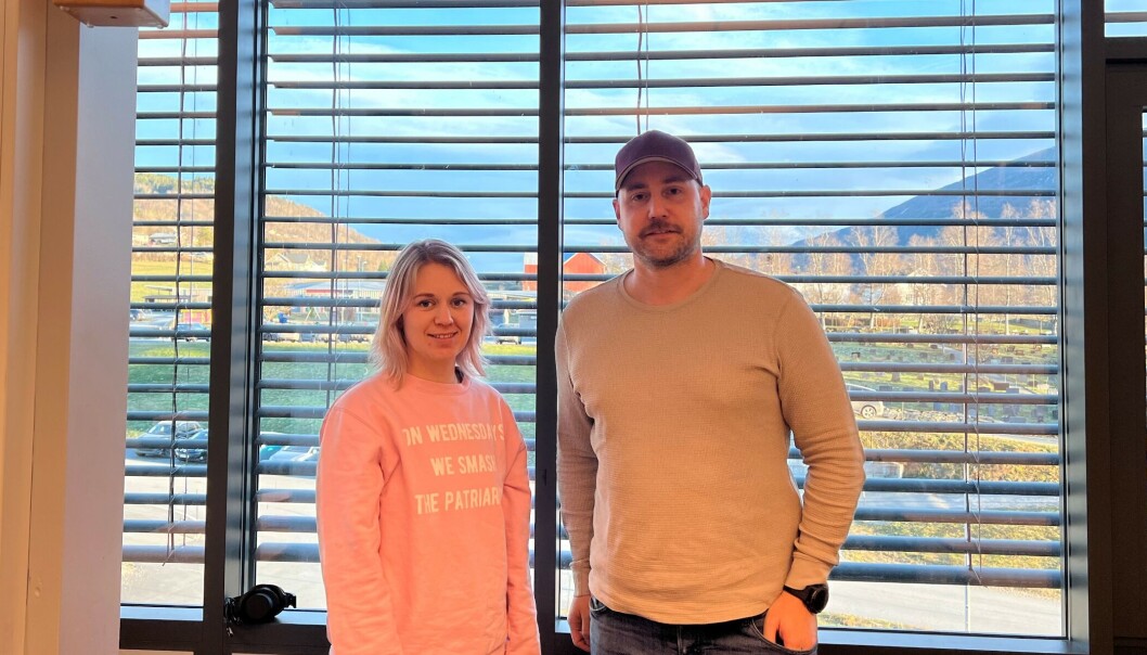 Lærer Karina Jelle Pedersen og Håkon Solem Lærer Karina Jelle Pedersen og Håkon Solem