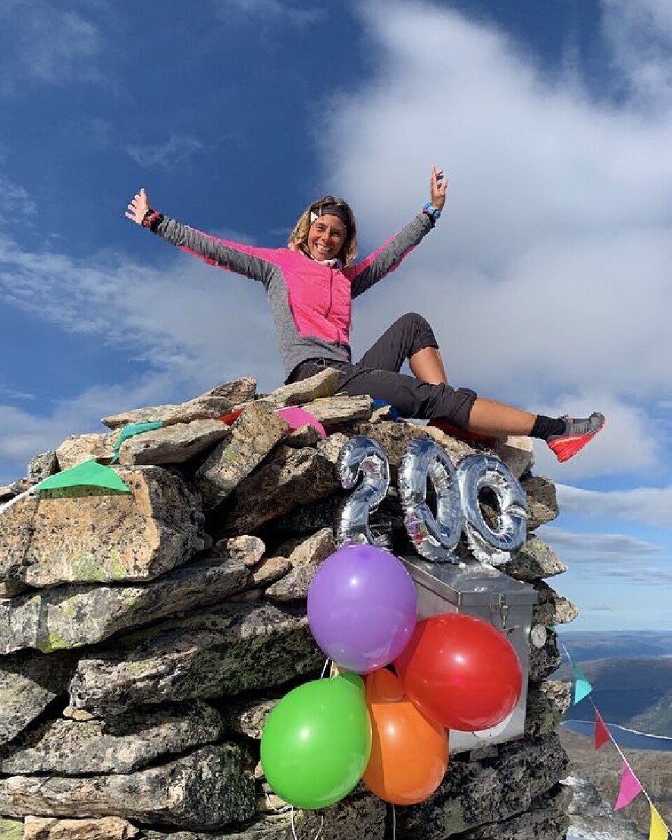Gunn Sande sin tur nr. 200 til Snota den 10. september 2019 vart feira!