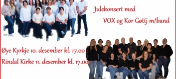 Julekonsert med Vox og Kor Gøttj