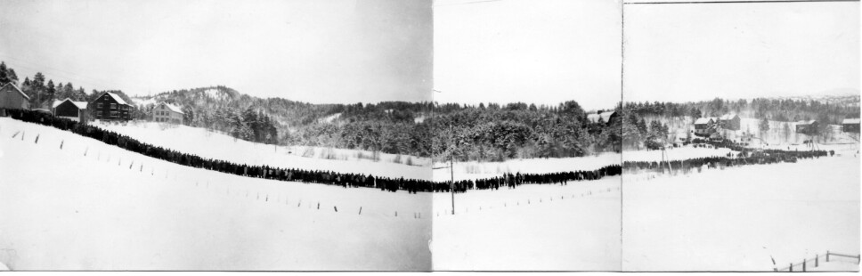 OL-mønstring 1952 foto Gløer Halvorsen Trollposten 1 1985