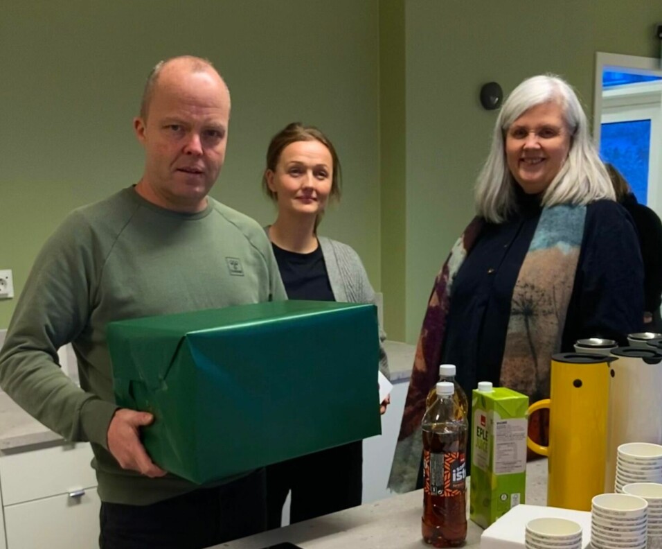 Oppvekstfaglig rådgiver Kenneth Bergstad, enhetsleder Helga Moen, og kommunalsjef for oppvekst Astrid Mogstad Høivik.