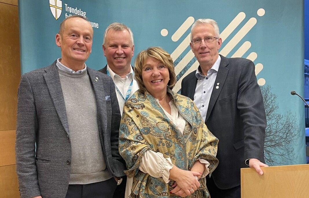 Rasmus Skålholt, Hallgeir Grøntvedt, Gunn Iversen Stokke og Ola T Heggem er glade for å komme i gang med arbeidet med Orkdalspakken. Rasmus Skålholt, Hallgeir Grøntvedt, Gunn Iversen Stokke og Ola T Heggem er glade for å komme i gang med arbeidet med Orkdalspakken.