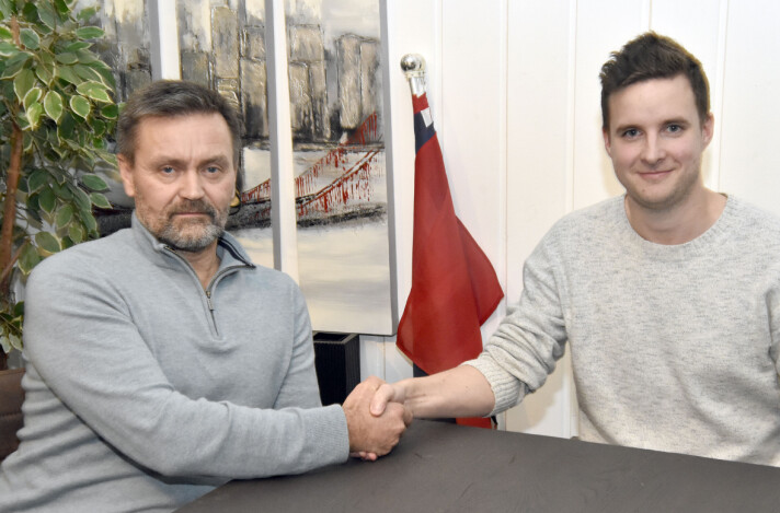 Henning Mork og Erling Talgø. Henning Mork og Erling Talgø.