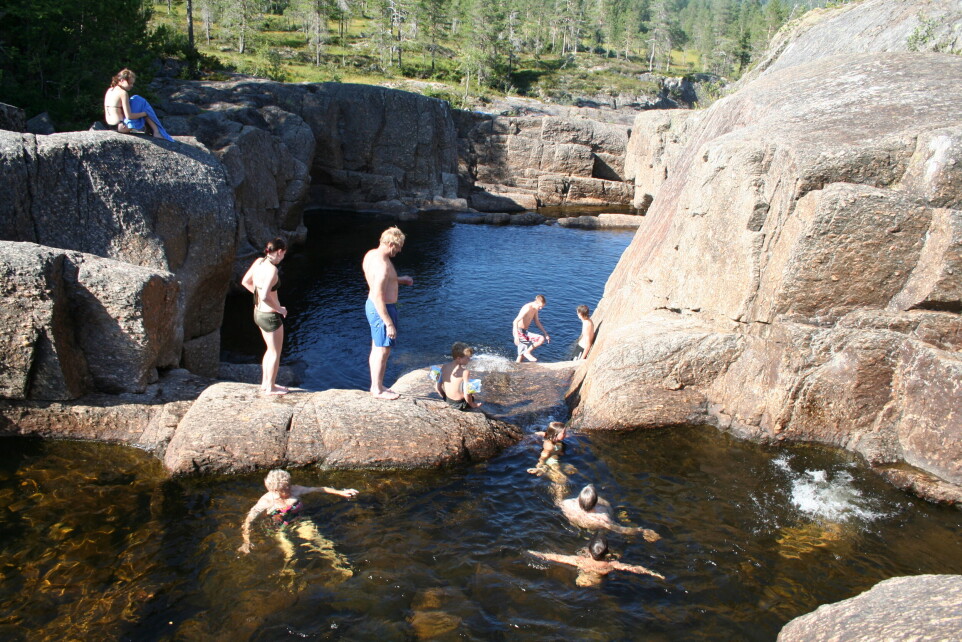 Naturens eget badelang.