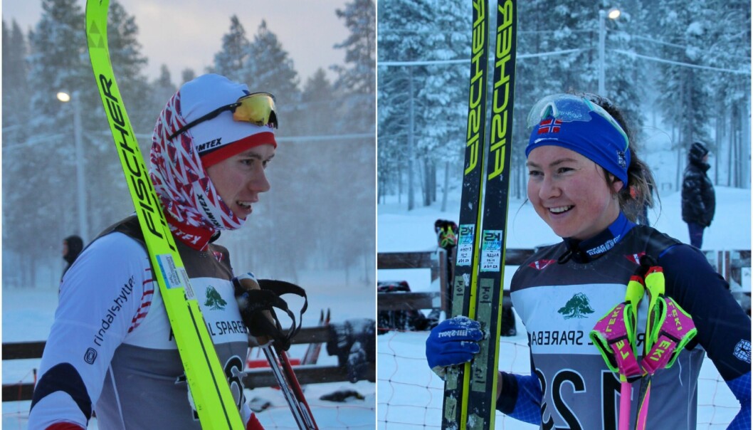 Alise Einmo og Erik Løfald vant årets Rindalsrenn. Alise Einmo og Erik Løfald vant årets Rindalsrenn.