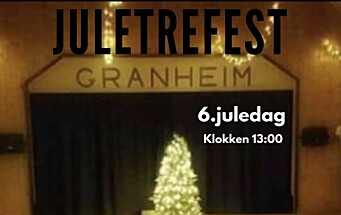 Juletrefest i Granheim på fredag