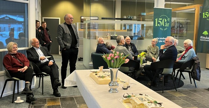 Tidligere banksjef Odd Inge Løfald understreket betydningen av lokalkunnskap, også i denne bransjen.