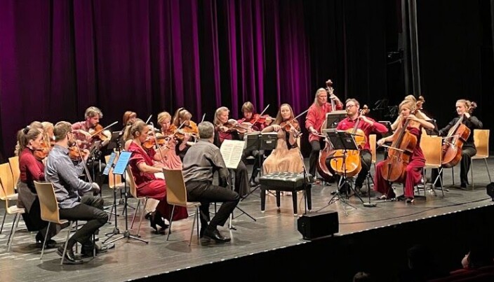 Trondheimsolistene i Storstua, Surnadal Kulturhus. Trondheimsolistene i Storstua, Surnadal Kulturhus.
