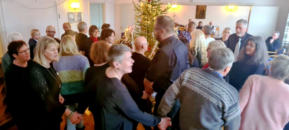 Siste runde rundt juletreet