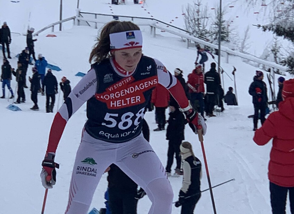 Mali Eidnes Bakken under Norgescupen på Lillehammer