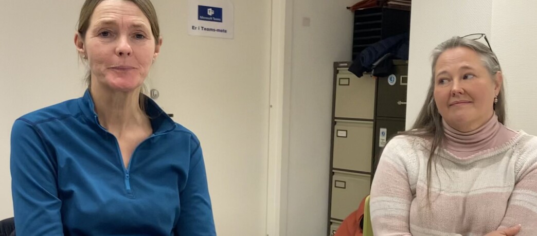 Vibeke Wårvik har fokus på at alle skal være Trygg Hjemme. Kommuneansatt Annett Ranes er enig. Vibeke Wårvik har fokus på at alle skal være Trygg Hjemme. Kommuneansatt Annett Ranes er enig.