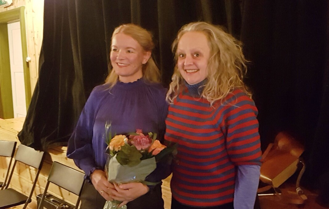 Musikkformidler Unni Boksasp og regissør Marianne Meløy. Musikkformidler Unni Boksasp og regissør Marianne Meløy.