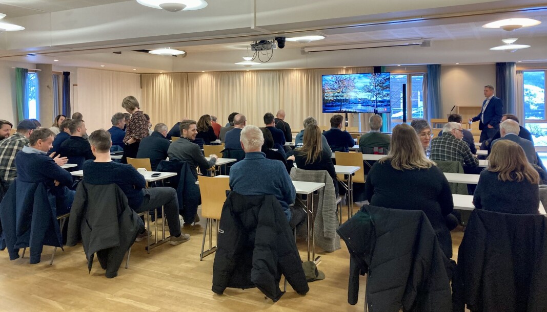 Det var godt oppmøte på årets presentasjon av Konjunkturbarometeret. Det var godt oppmøte på årets presentasjon av Konjunkturbarometeret.
