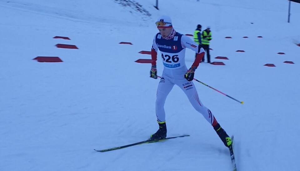 Erik Løfald ble nr. 8 av 22 stk i seniorklassen