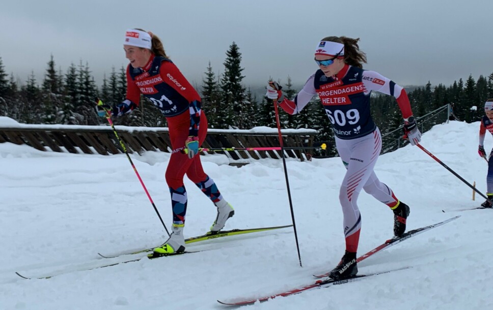 Akrivfoto: Mali Eidnes Bakken i 15 km fellesstart klassisk under Norgescupen på Lillehammer 2023. Fredag ble hun nr 32 på 10 km fri teknikk i NM.